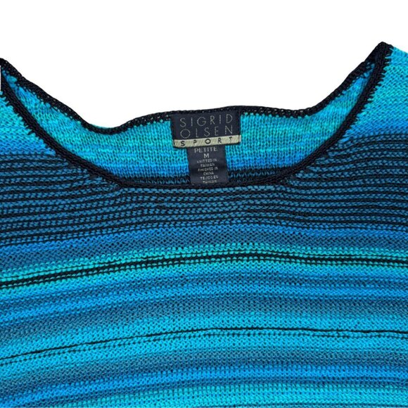 Vintage Sigrid Olsen Sport striped knit sweater - Picture 6 of 6